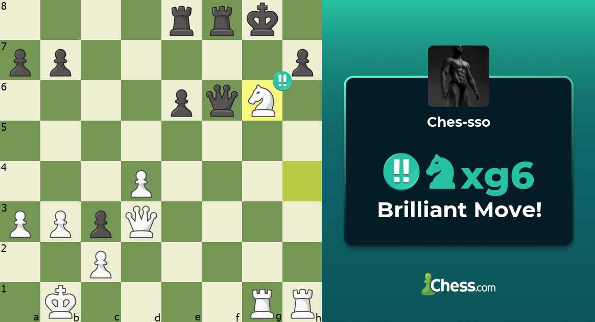 Brilliant chess move